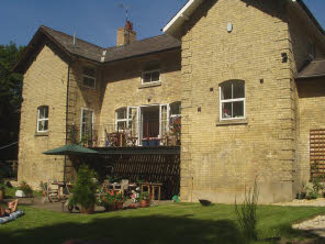 The back of the house