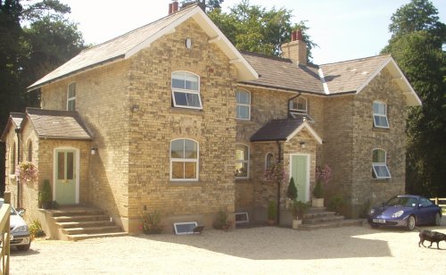 The Lodge from the front